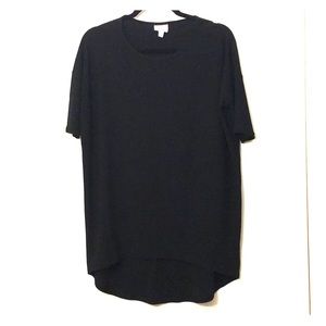 LuLaRoe Black Irma Tunic